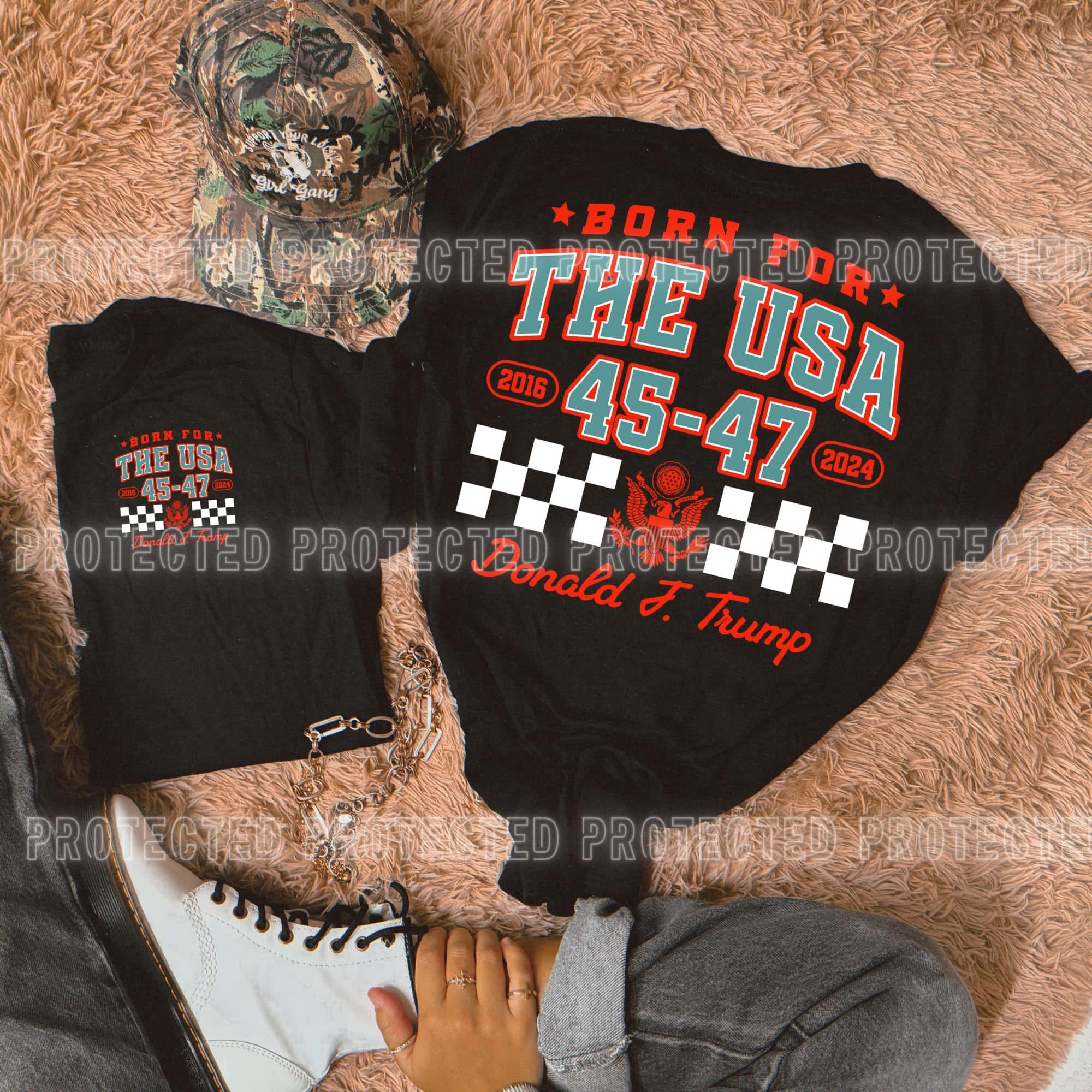 Born for the USA 45–47 Graphic Tee