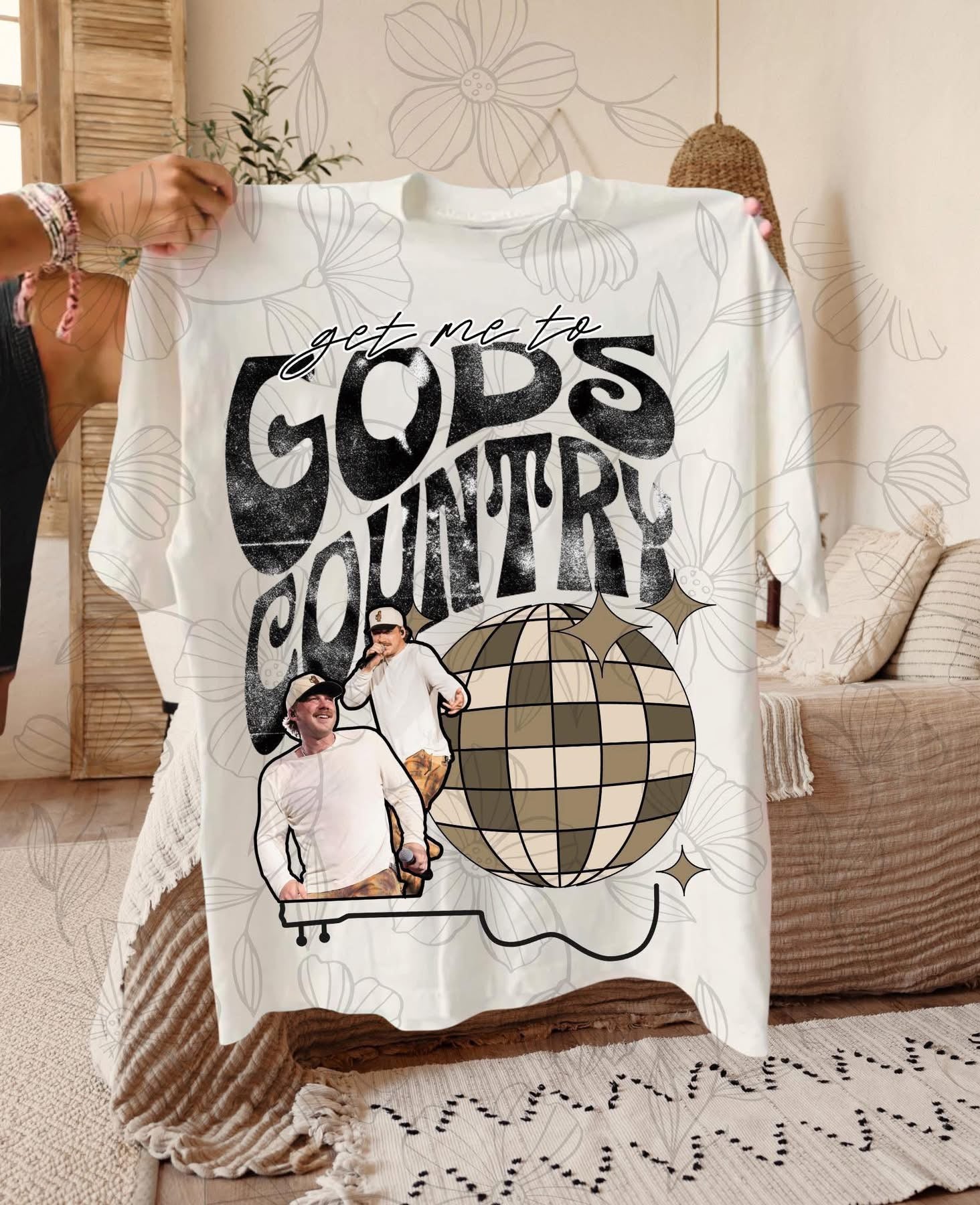 Get Me to God’s Country – Morgan Wallen Graphic Tee